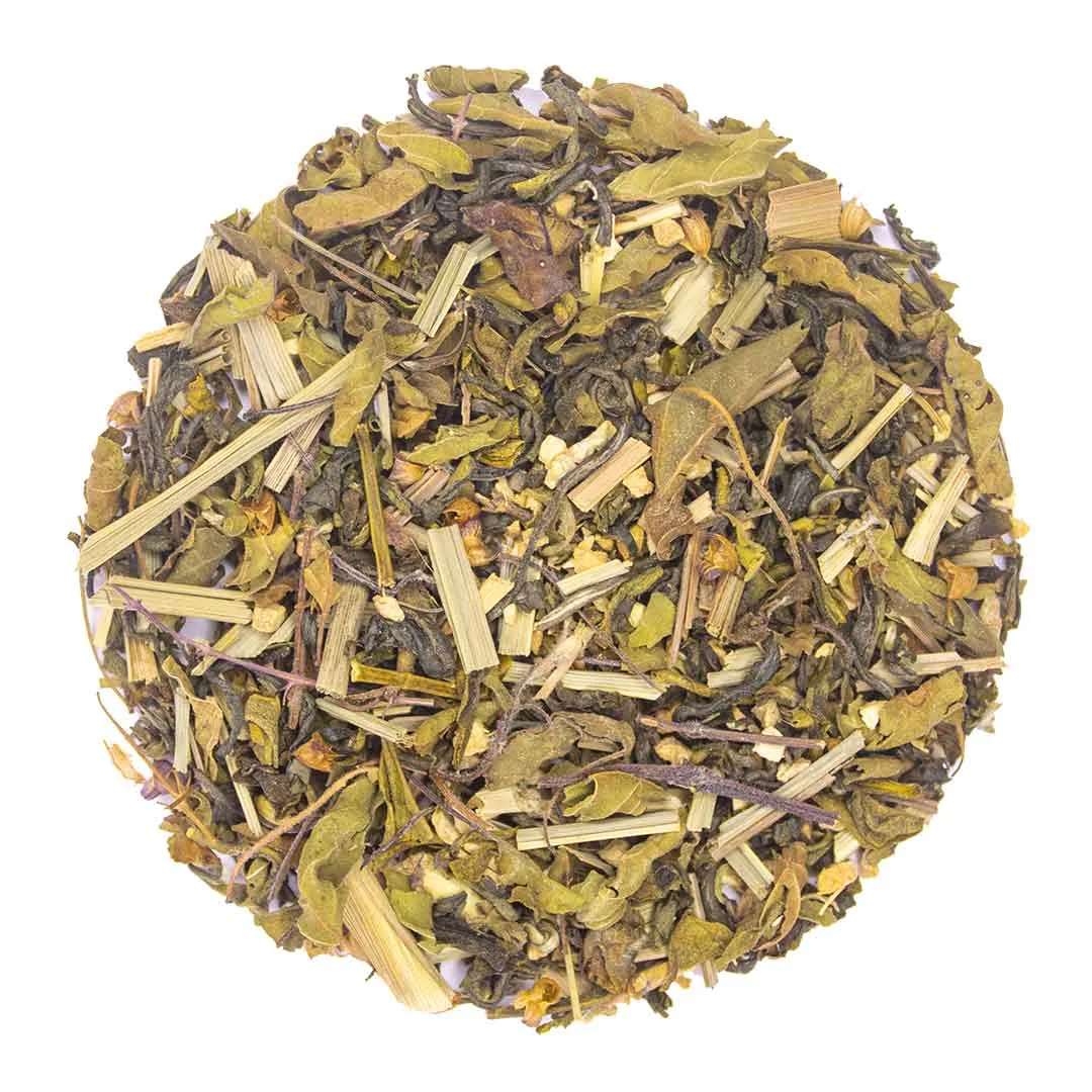 Tulsi Green Tea with Ginger and Lemongrass