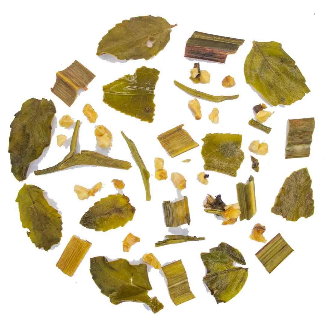 Tulsi Green Tea with Ginger and Lemongrass