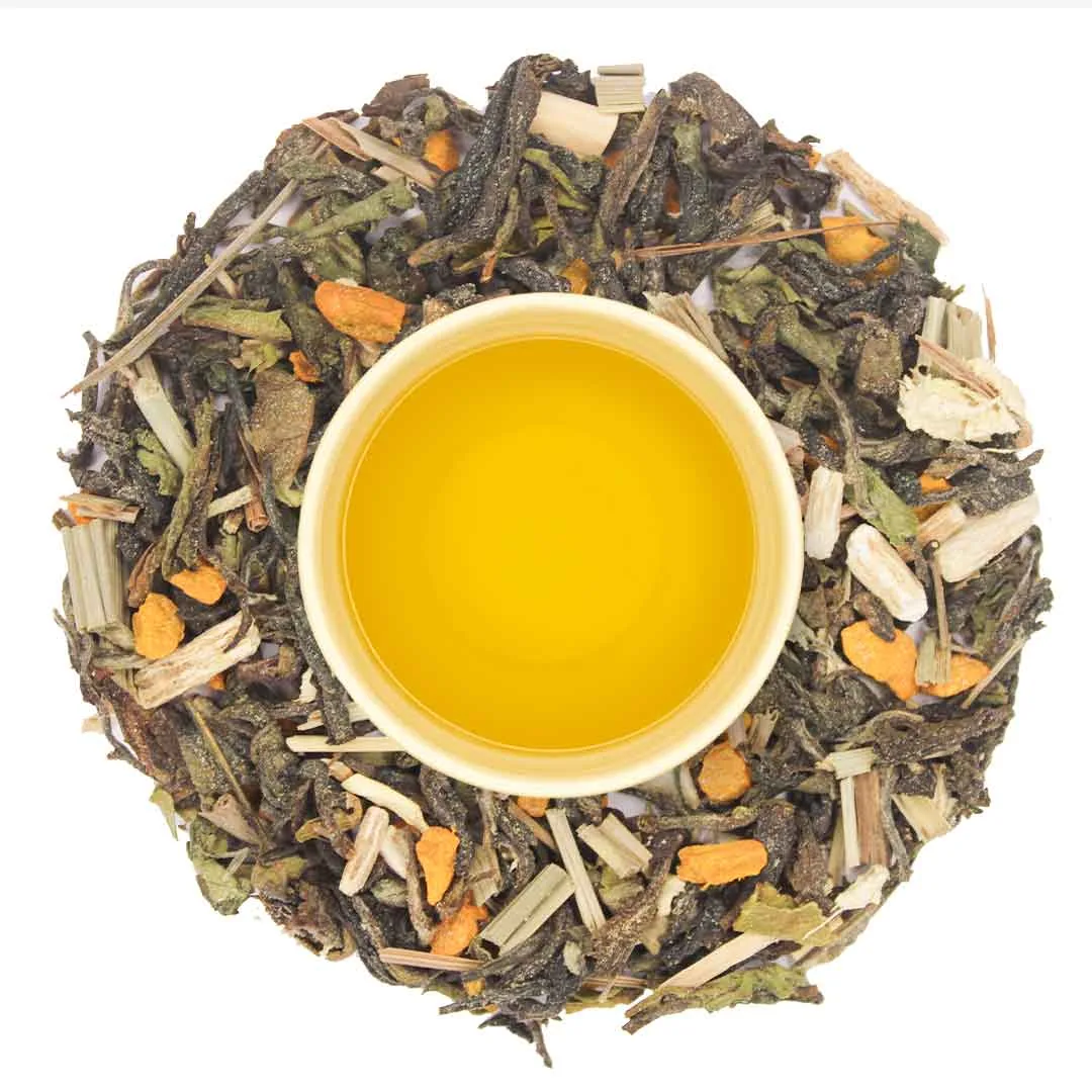 Turmeric Ashwagandha Herbal Tea Blended with White Tea
